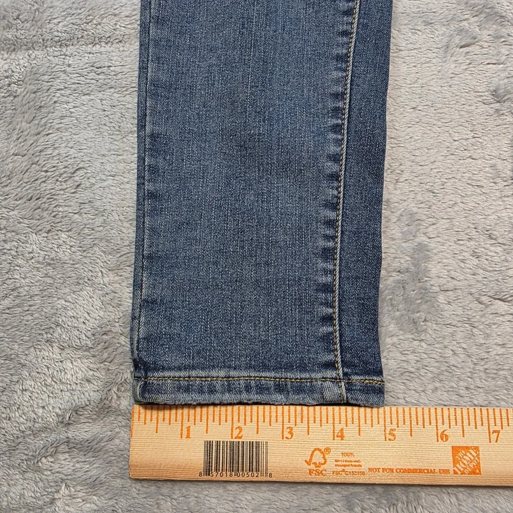 Levi's Women 18W M Blue 720 High‎ Rise Pants Super Skinny Distressed Jeans